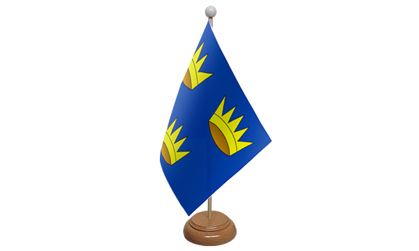 Munster Small Flag With Wooden Stand